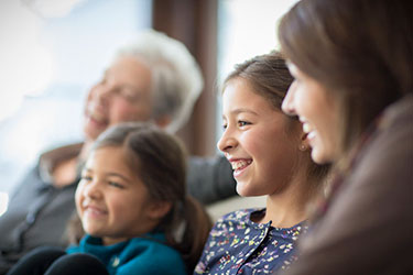 Children, Mother and Grandmother